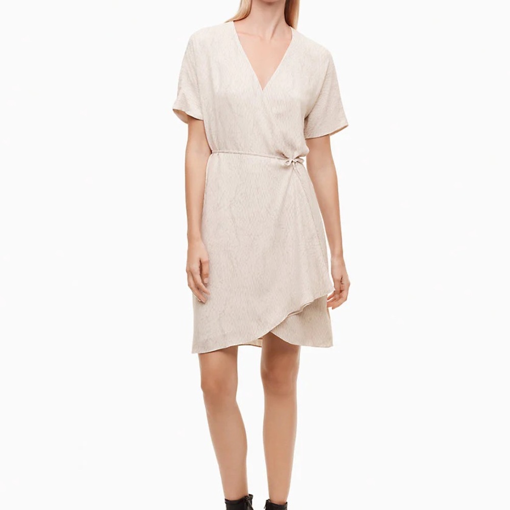Babaton Wallace Wrap Dress Sz S